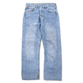 Levi's Made in Spain Anni 2000 Euro Levi's 501 Jeans 31 Blu Ice Wash Cotone Chiusura a bottoni Retro bottone 295 501-0178