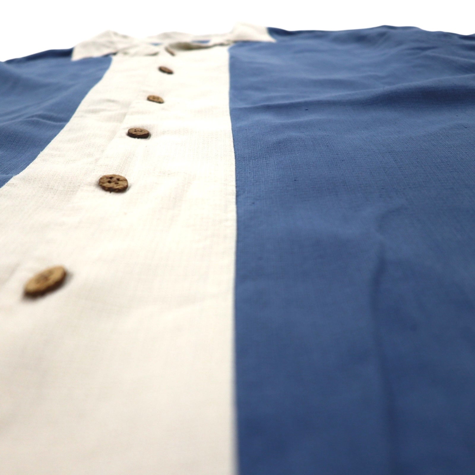 Island Shores Camicia di seta a maniche corte, collo aperto, stile Aloha, 2XL, blu, taglio squadrato, lavabile