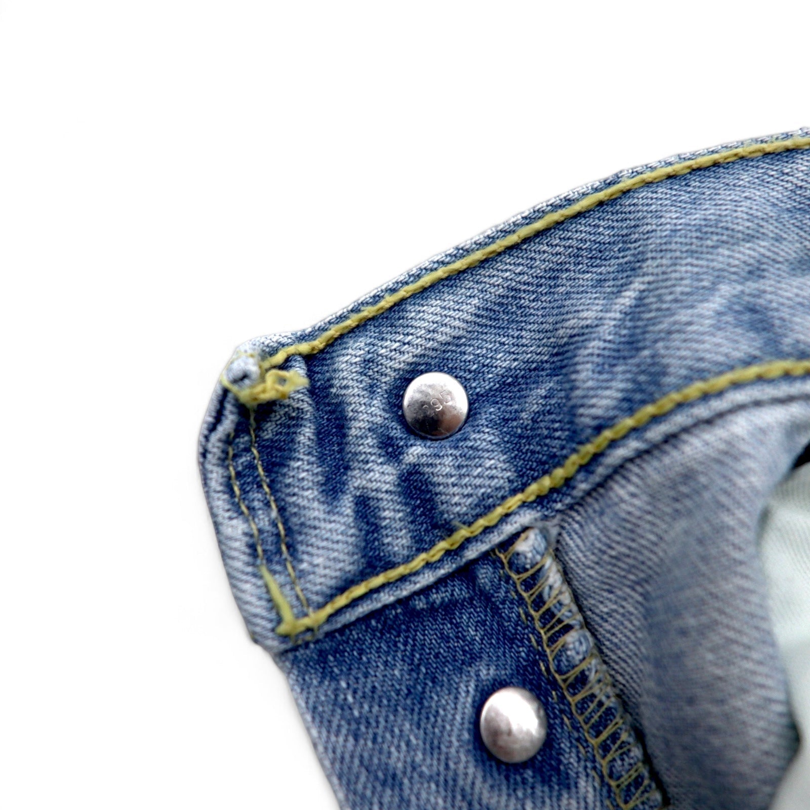 Levi's Made in Spain Anni 2000 Euro Levi's 501 Jeans 31 Blu Ice Wash Cotone Chiusura a bottoni Retro bottone 295 501-0178