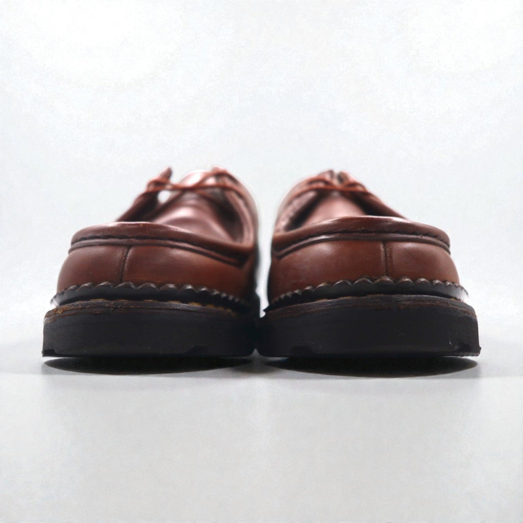 Paraboot ミカエル MICHAEL チロリアンシューズ 26.5cm レザー モカシン Marche II ラバーソール 7153 14 フランス製