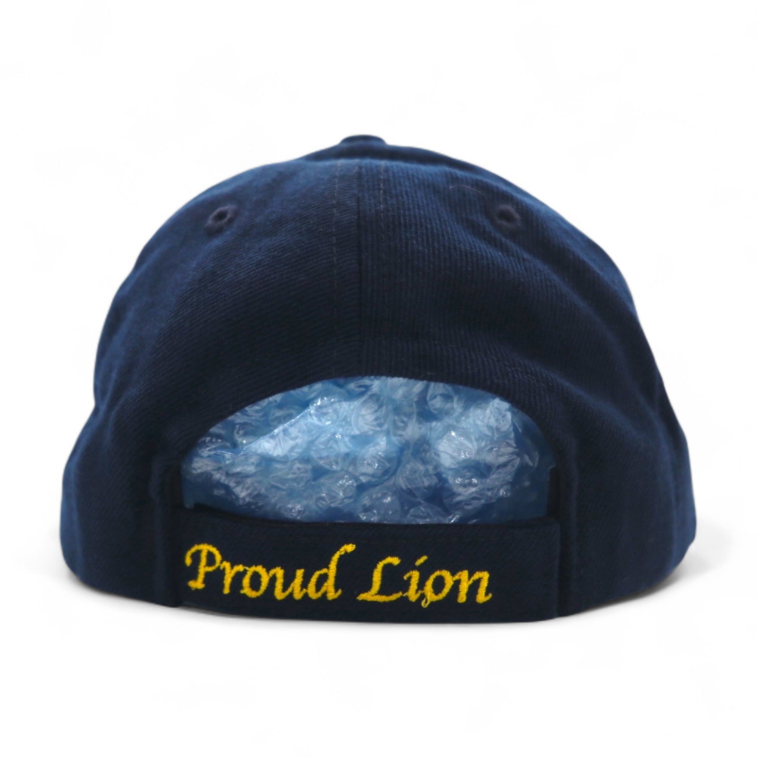 Cappello USS PONCE della Marina degli Stati Uniti, anni '90, made in USA, taglia unica, con cinturino, blu navy, gabardine di lana, Proud Lion, militare, THE CORPS