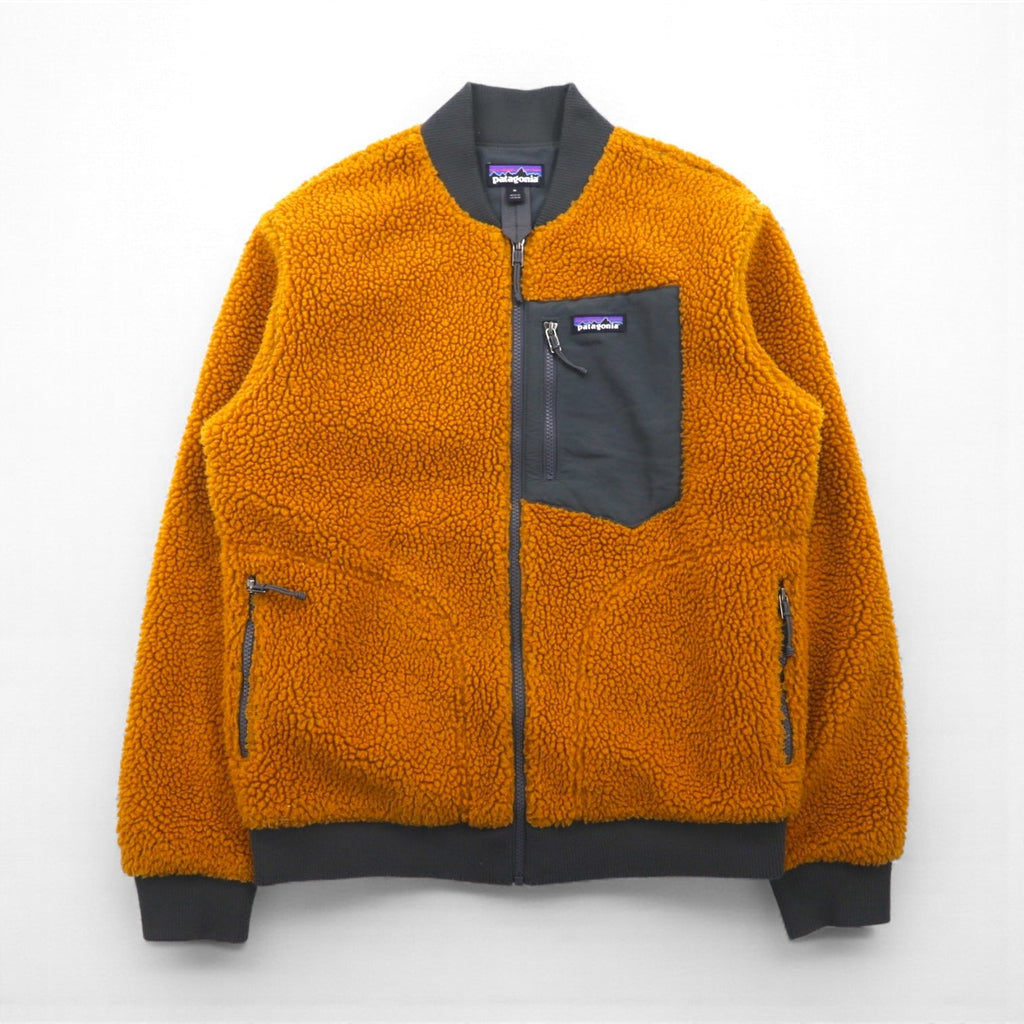 Patagonia レトロＸ 廃番 ボマージャケット Retro-X Bomber Jacket ボア フリースジャケット M マスタードブラウン 22830