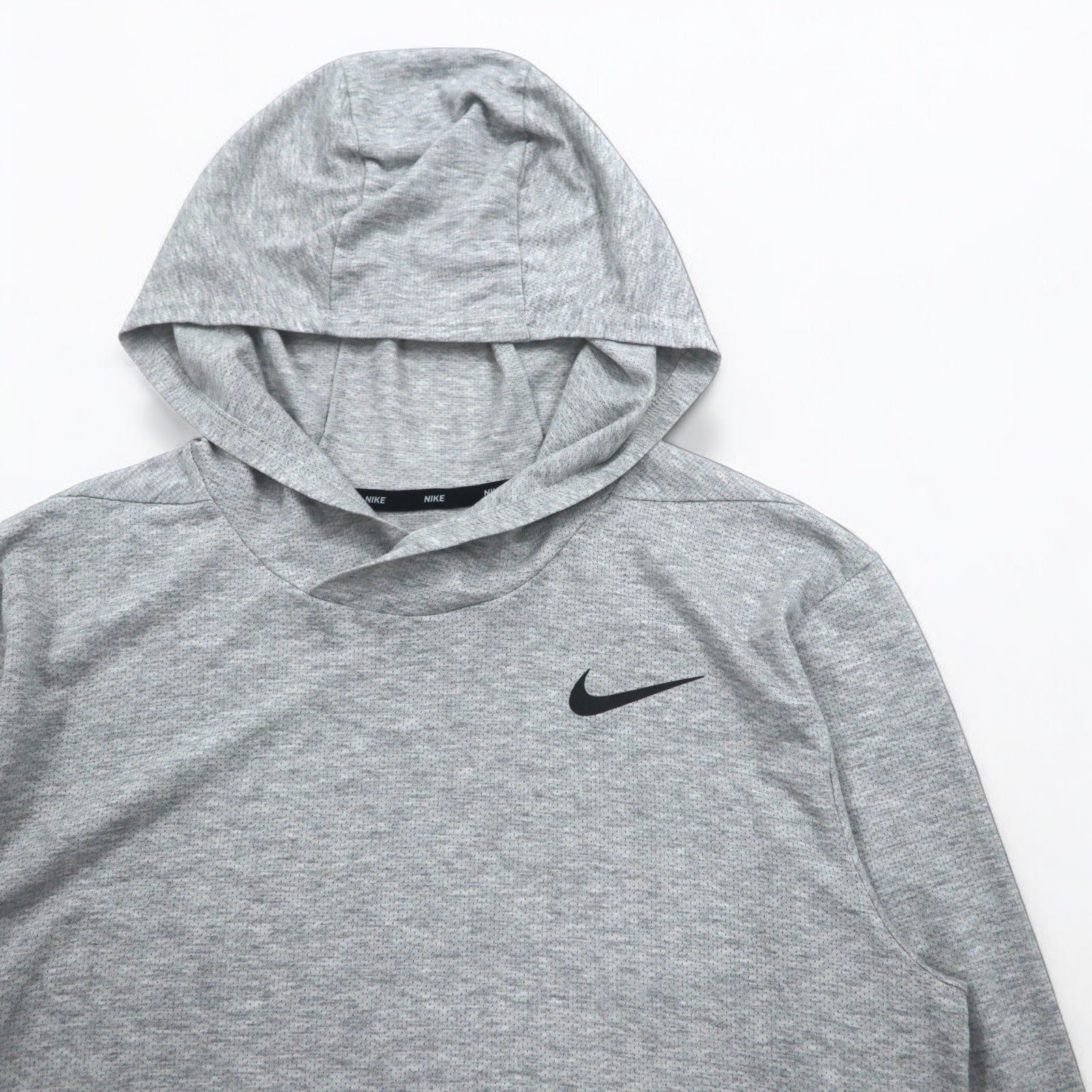 NIKE Dri-FIT Felpa con cappuccio a maniche lunghe M grigio L/S Hooded Training Top AO7579-012