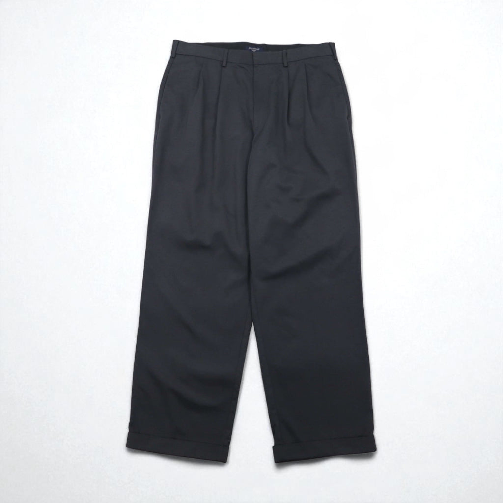 DOCKERS (Levi's) Pantaloni ampi con due pinces anni 2000, taglia L, grigi, poliestere