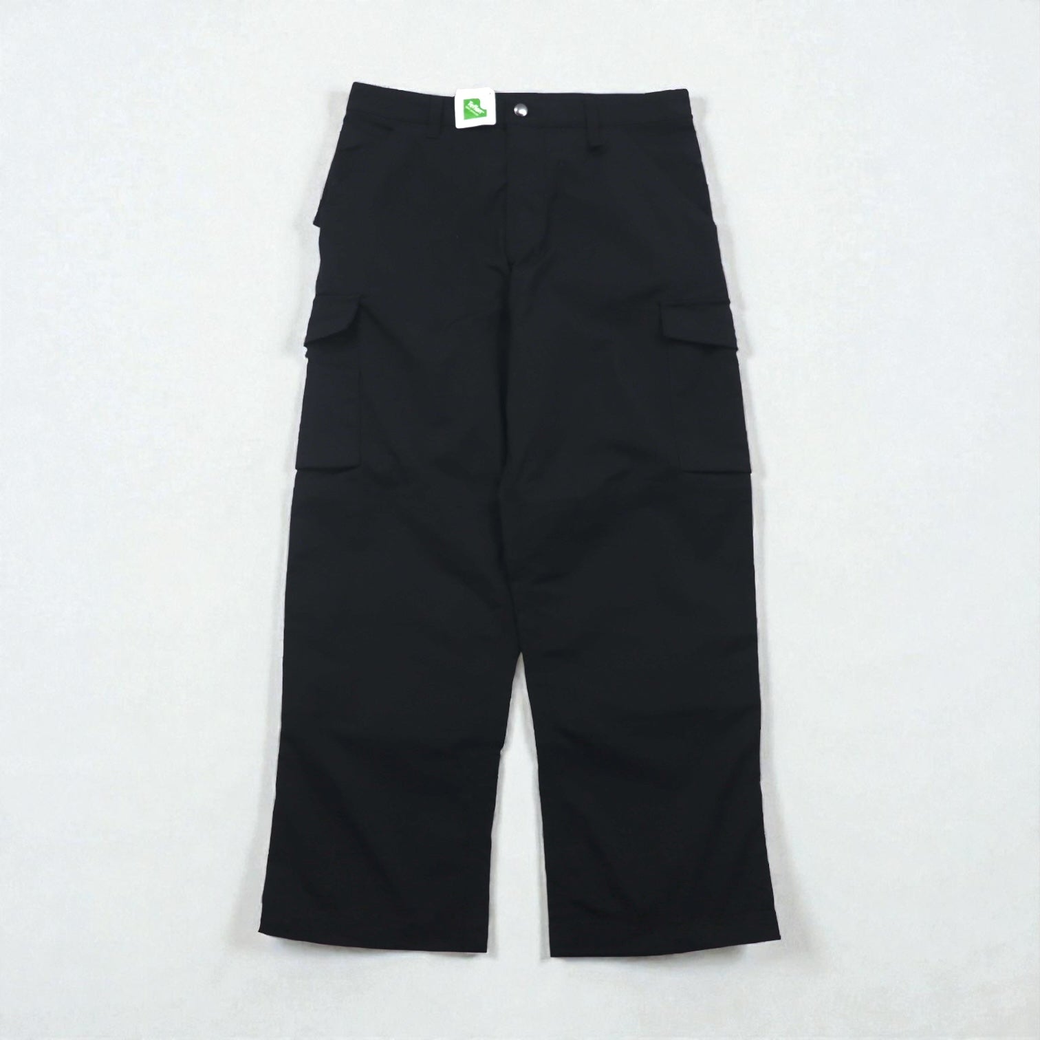 RUSSELL ATHLETIC ユーティリティー カーゴパンツ L ブラック 防水 Teflon ワイド サスペンダーボタン