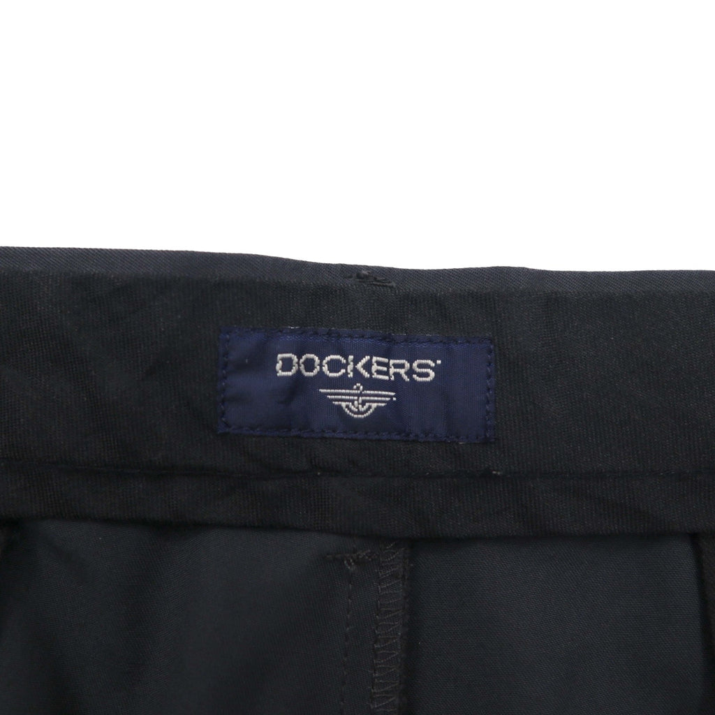 DOCKERS (Levi's) Pantaloni ampi con due pinces anni 2000, taglia L, grigi, poliestere