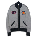 POLO JEANS COMPANY RALPH LAUREN ドライバーズニット フルジップ カーディガン L ボーダー TALONジップ