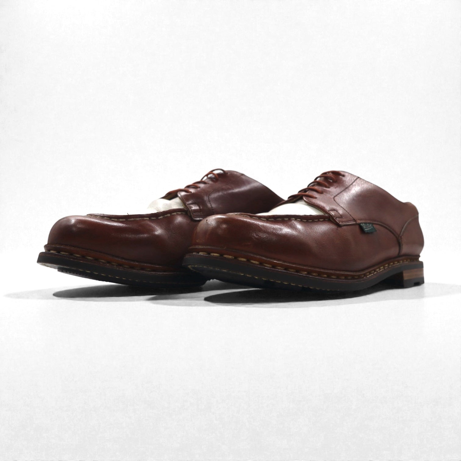 Paraboot シャンボード CHAMBORD Uチップ コンビ モカシンシューズ 26.5cm Vibramソール UNITED ARROWS 別注 12979 10 フランス製