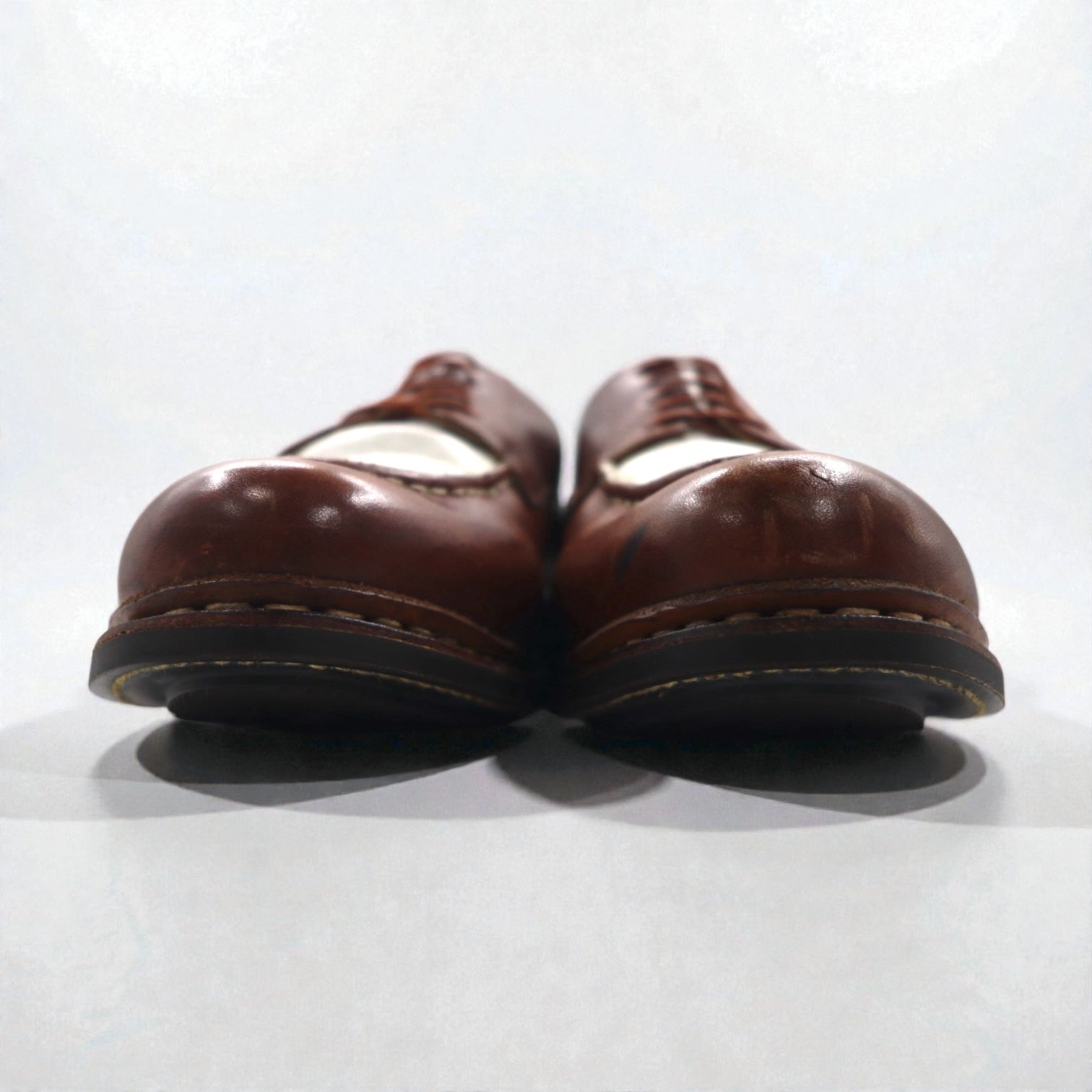 Paraboot シャンボード CHAMBORD Uチップ コンビ モカシンシューズ 26.5cm Vibramソール UNITED ARROWS 別注 12979 10 フランス製