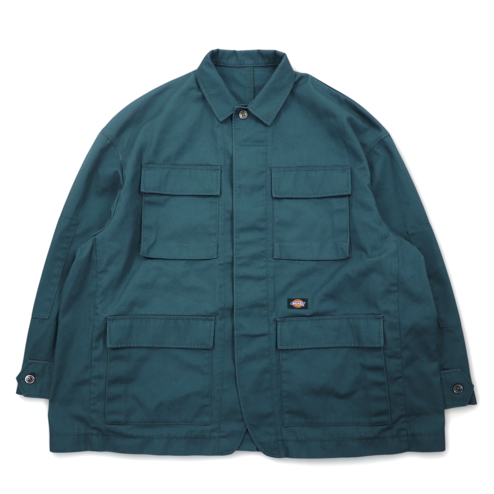 scair × Dickies BDU Giacca Militare L Verde Poliestere Cotone TC Twill