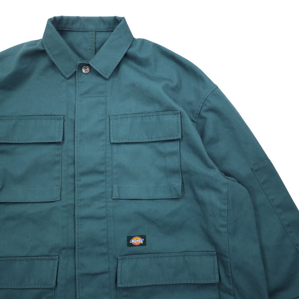 scair × Dickies BDU Giacca Militare L Verde Poliestere Cotone TC Twill