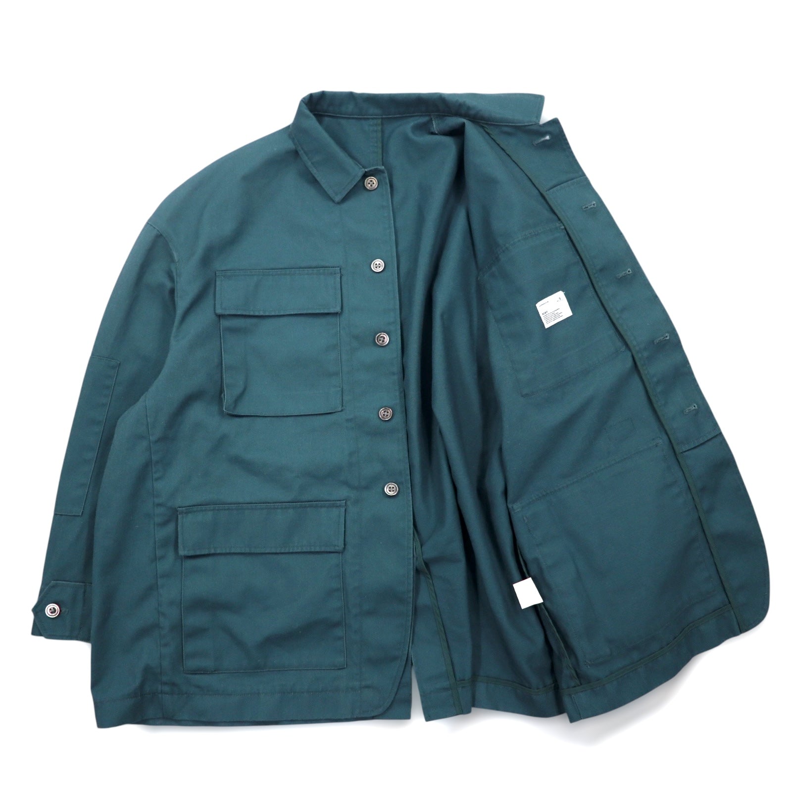 scair × Dickies BDU Giacca Militare L Verde Poliestere Cotone TC Twill