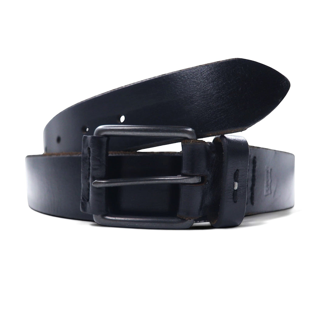 Cintura in pelle Levi's XL 42-44 nera 11LV320016 con fibbia in metallo