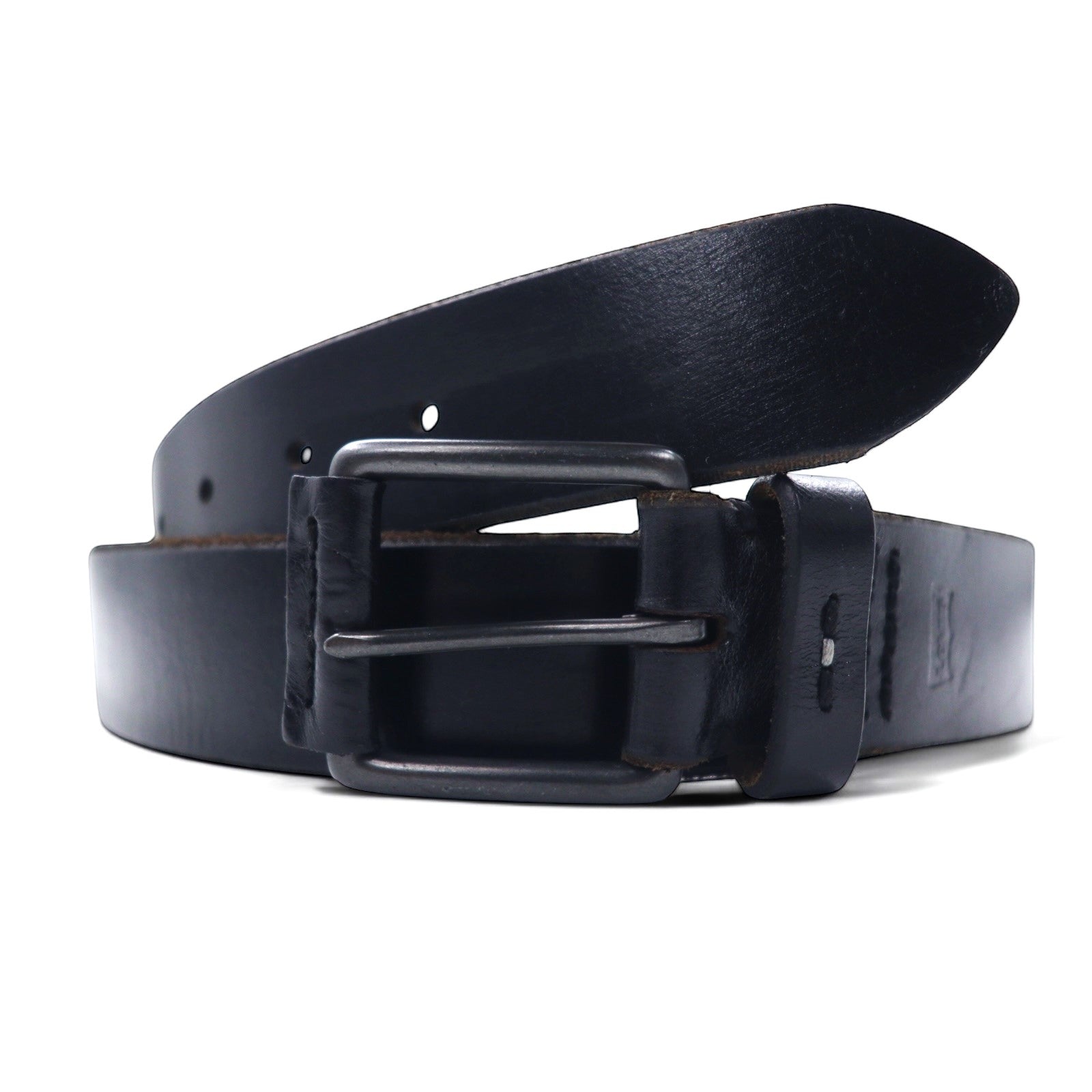 Cintura in pelle Levi's XL 42-44 nera 11LV320016 con fibbia in metallo