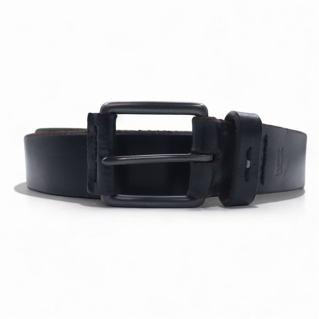 Cintura in pelle Levi's XL 42-44 nera 11LV320016 con fibbia in metallo