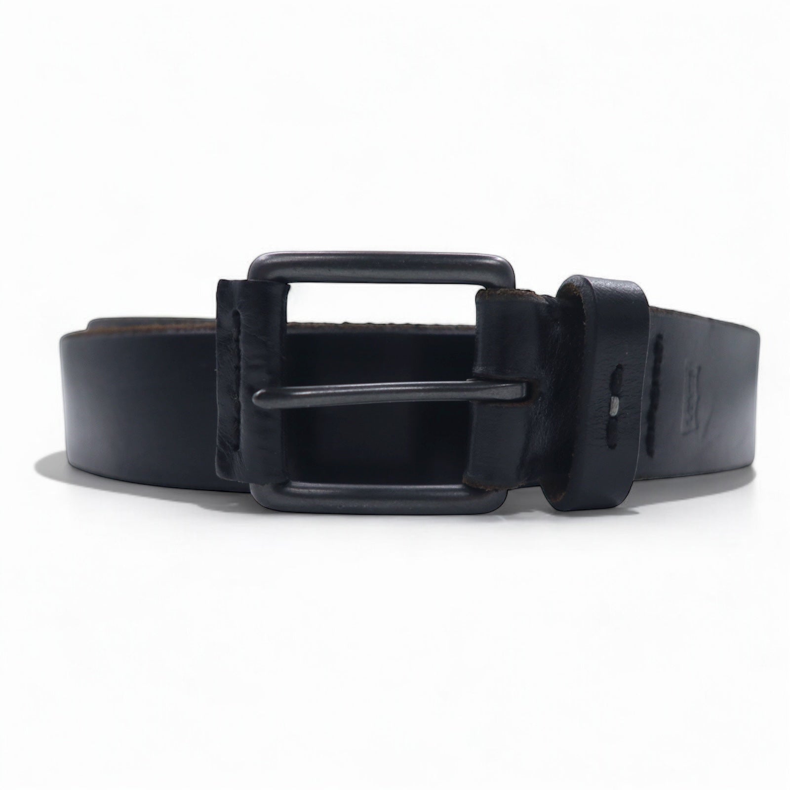 Cintura in pelle Levi's XL 42-44 nera 11LV320016 con fibbia in metallo