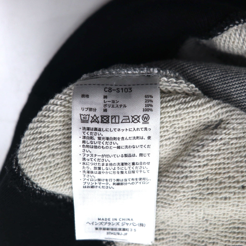 Champion リバースウィーブ REVERSE WEAVE リブライン プルオーバー パーカー M グレー スクリプトロゴ刺繍 C8-S103