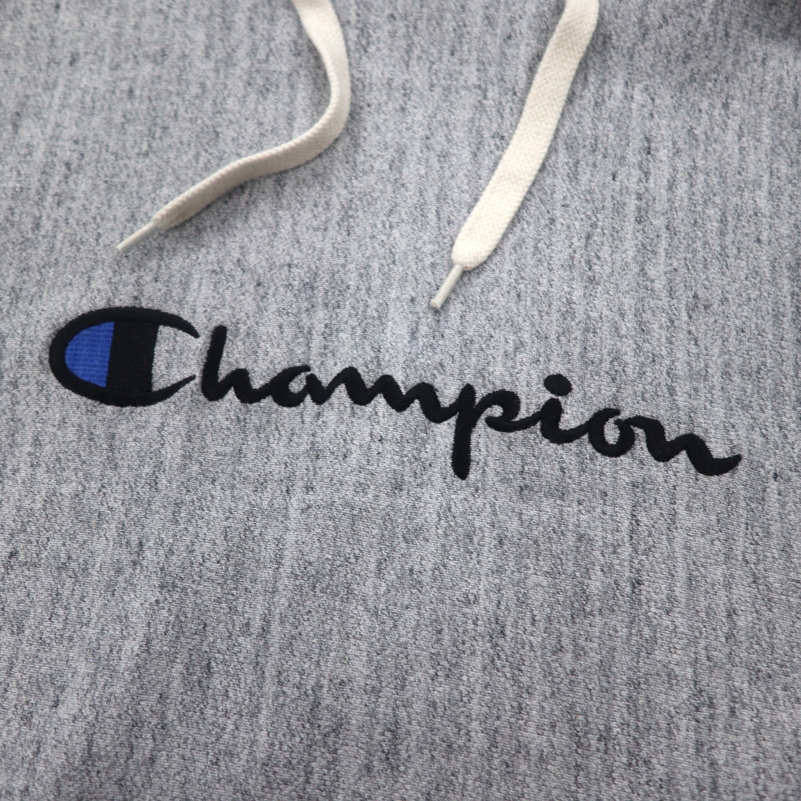 Champion Reverse Weave REVERSE WEAVE Felpa con cappuccio a pullover con bordi a costine M Grigio Ricamo logo script C8-S103