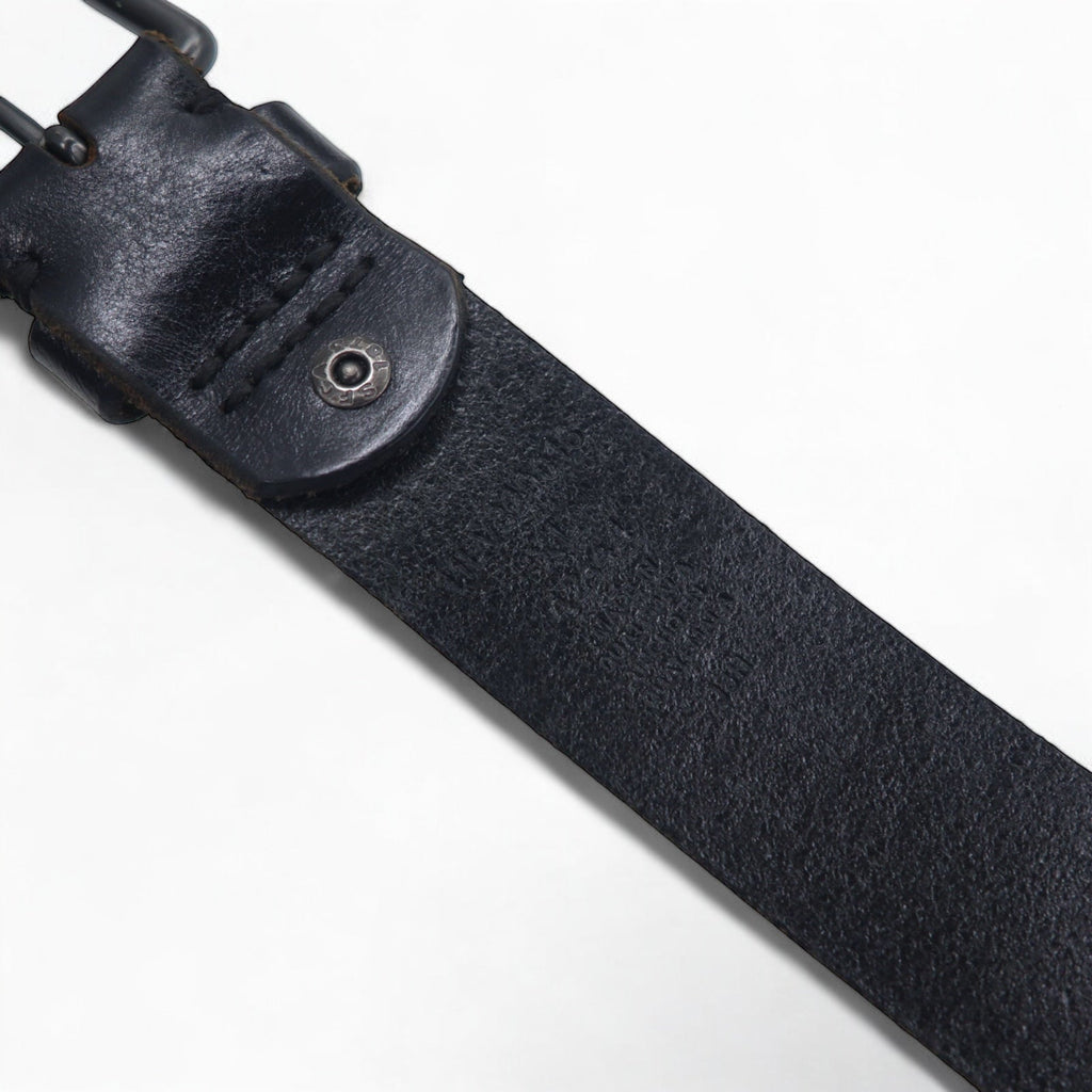 Cintura in pelle Levi's XL 42-44 nera 11LV320016 con fibbia in metallo