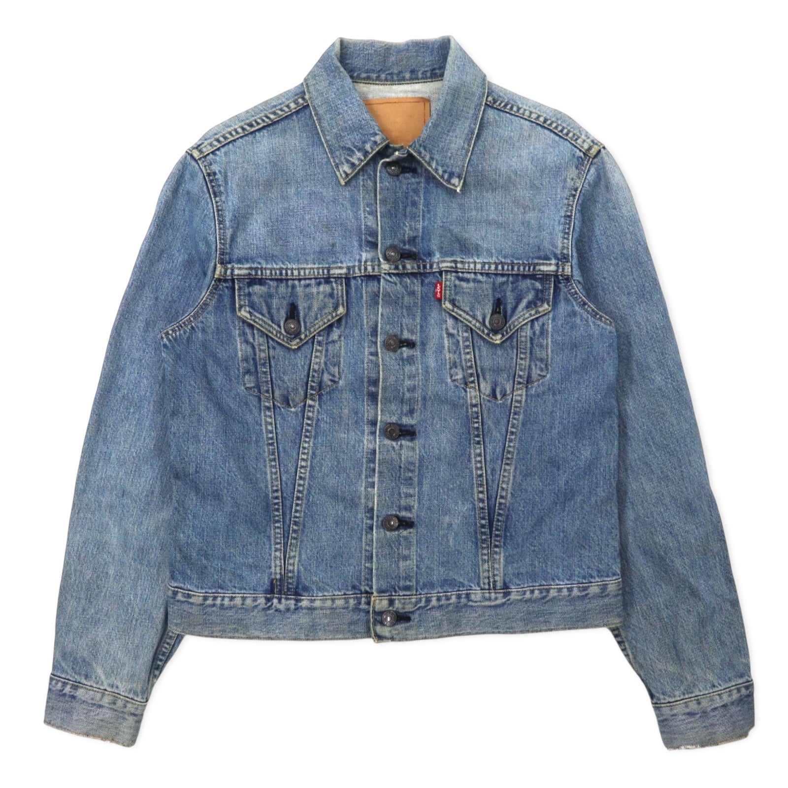 Levi's anni '90, replica terza generazione, Big E, giacca di jeans, 40, blu, cotone, 71557-02, Made in Japan