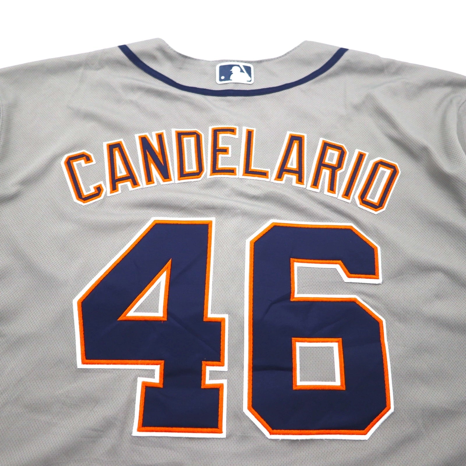 majestic USA MLB Maglia da baseball XL Grigio Detroit TIGERS Numerata FLEX BASE