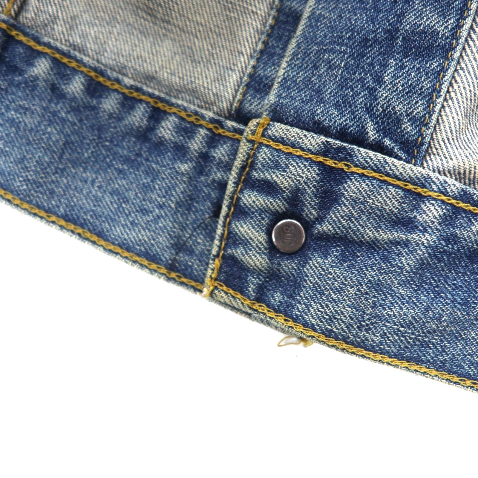 Levi's anni '90, replica terza generazione, Big E, giacca di jeans, 40, blu, cotone, 71557-02, Made in Japan