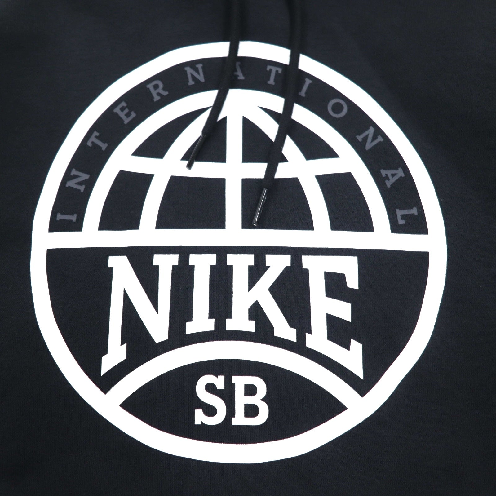 NIKE SB プリント プルオーバー パーカー L ブラック コットン 裏起毛 DM0865-010