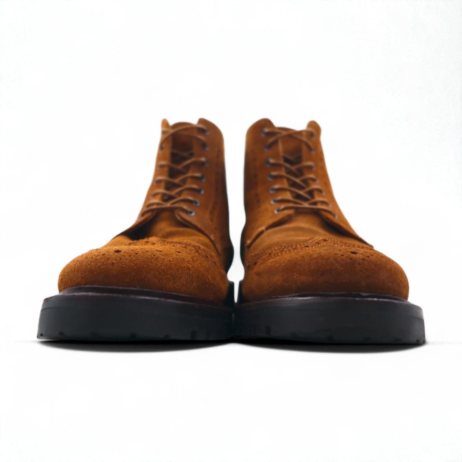 Palanco - Stivali Country Wingtip Spagnoli, 26 cm, Scamosciati, Lavorazione Goodyear, Suola Commando