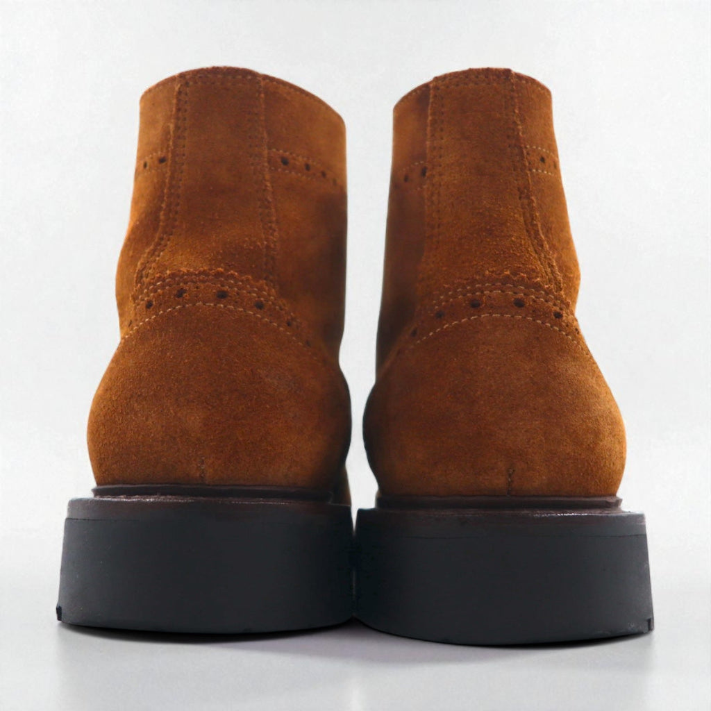 Palanco - Stivali Country Wingtip Spagnoli, 26 cm, Scamosciati, Lavorazione Goodyear, Suola Commando