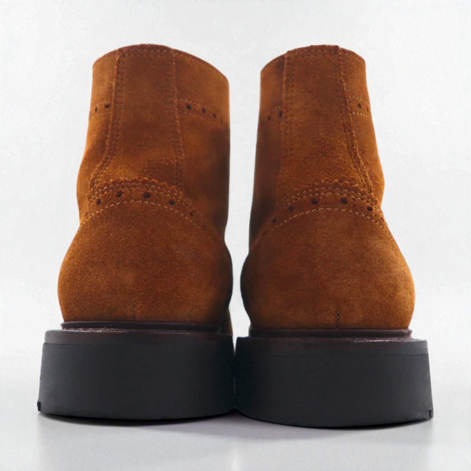 Palanco - Stivali Country Wingtip Spagnoli, 26 cm, Scamosciati, Lavorazione Goodyear, Suola Commando