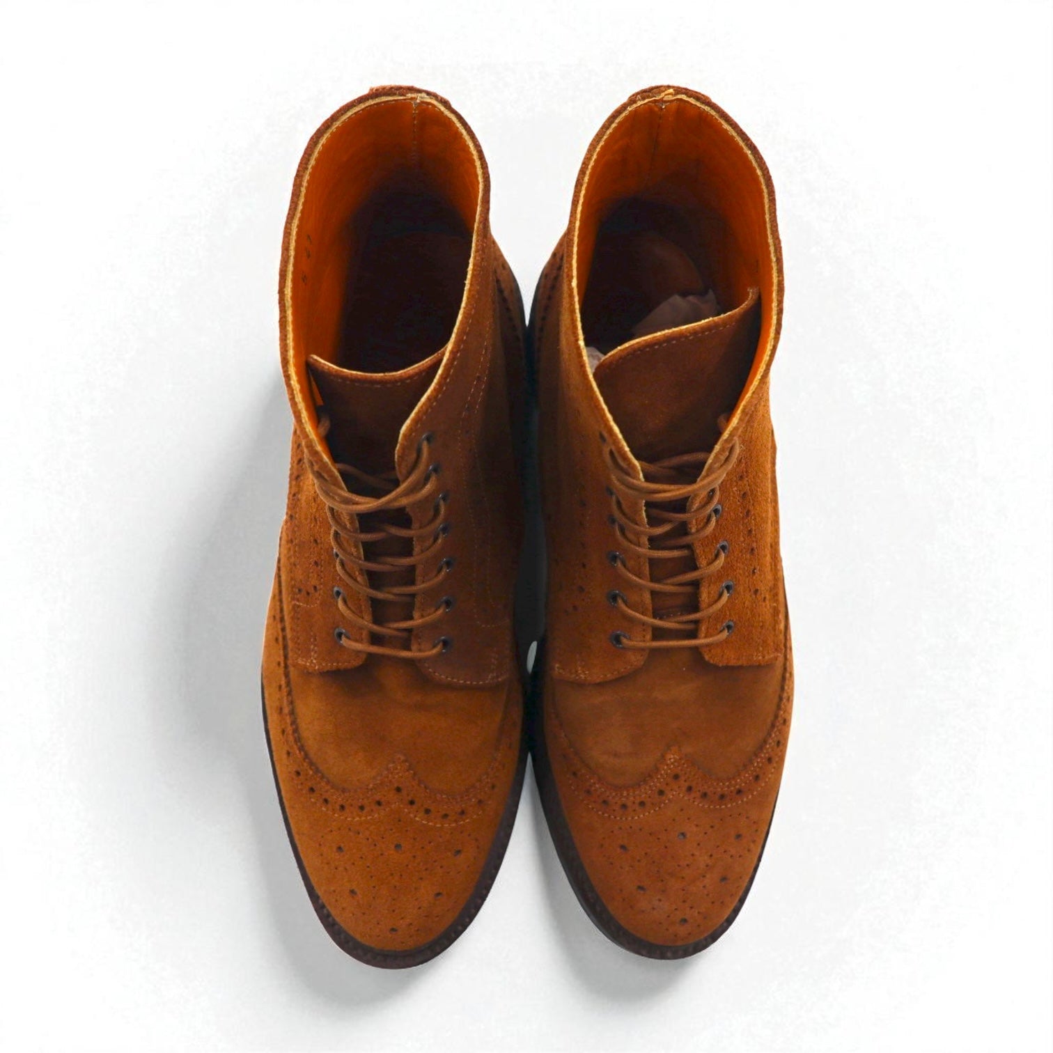 Palanco - Stivali Country Wingtip Spagnoli, 26 cm, Scamosciati, Lavorazione Goodyear, Suola Commando
