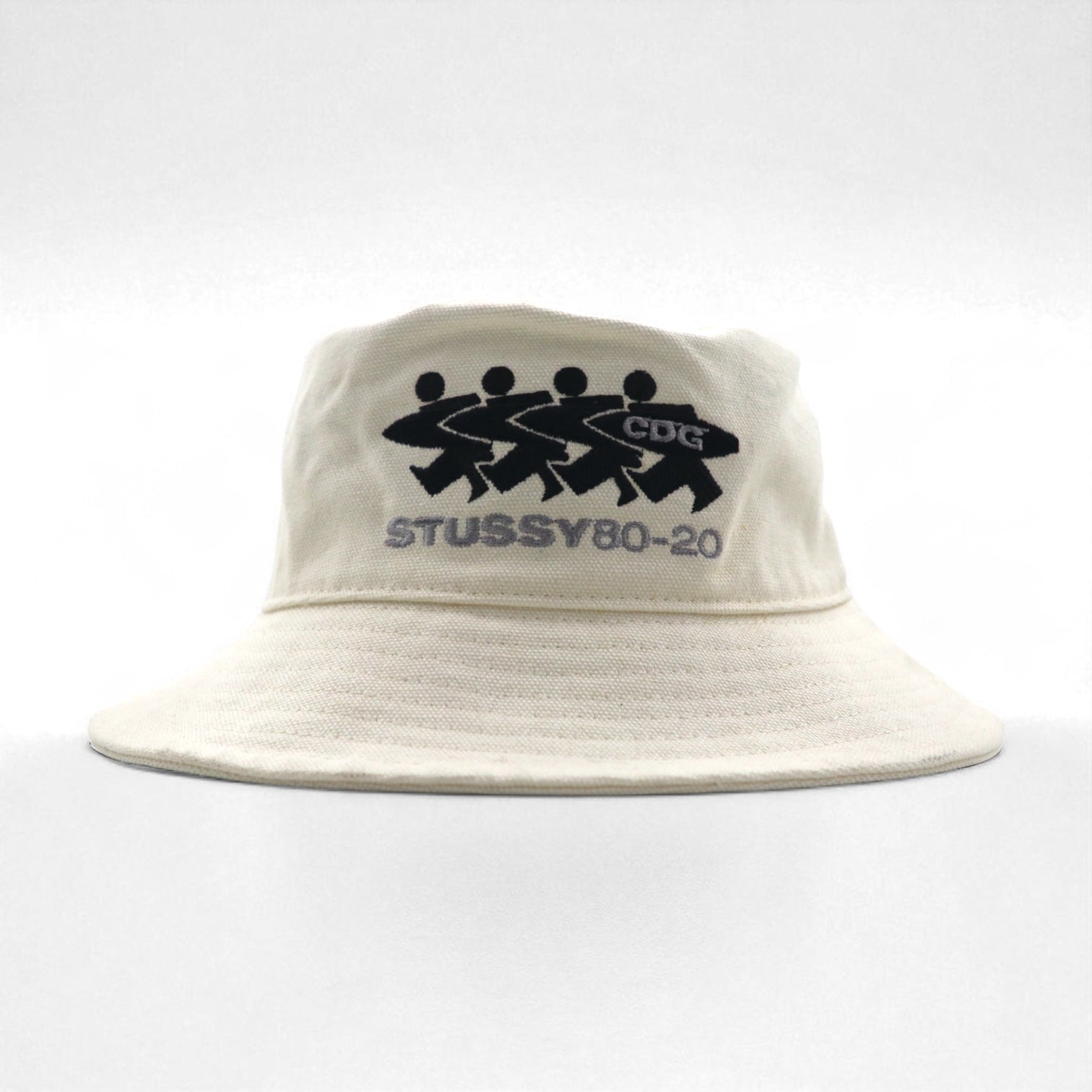 CDG (COMME des GARÇONS) × STUSSY Cappello da pescatore in tela S/M CDG CANVAS BUCKET HAT 332104