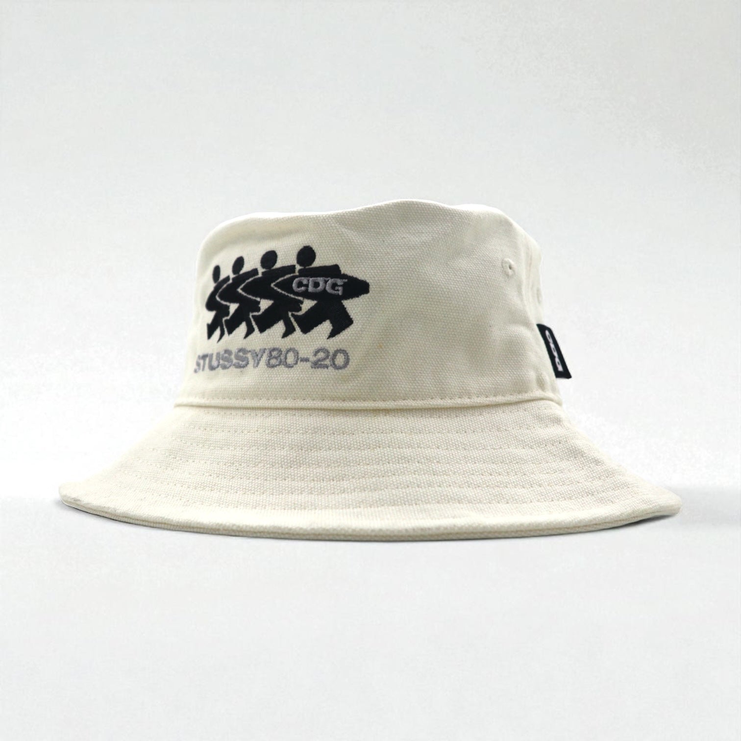 CDG (COMME des GARÇONS) × STUSSY Cappello da pescatore in tela S/M CDG CANVAS BUCKET HAT 332104