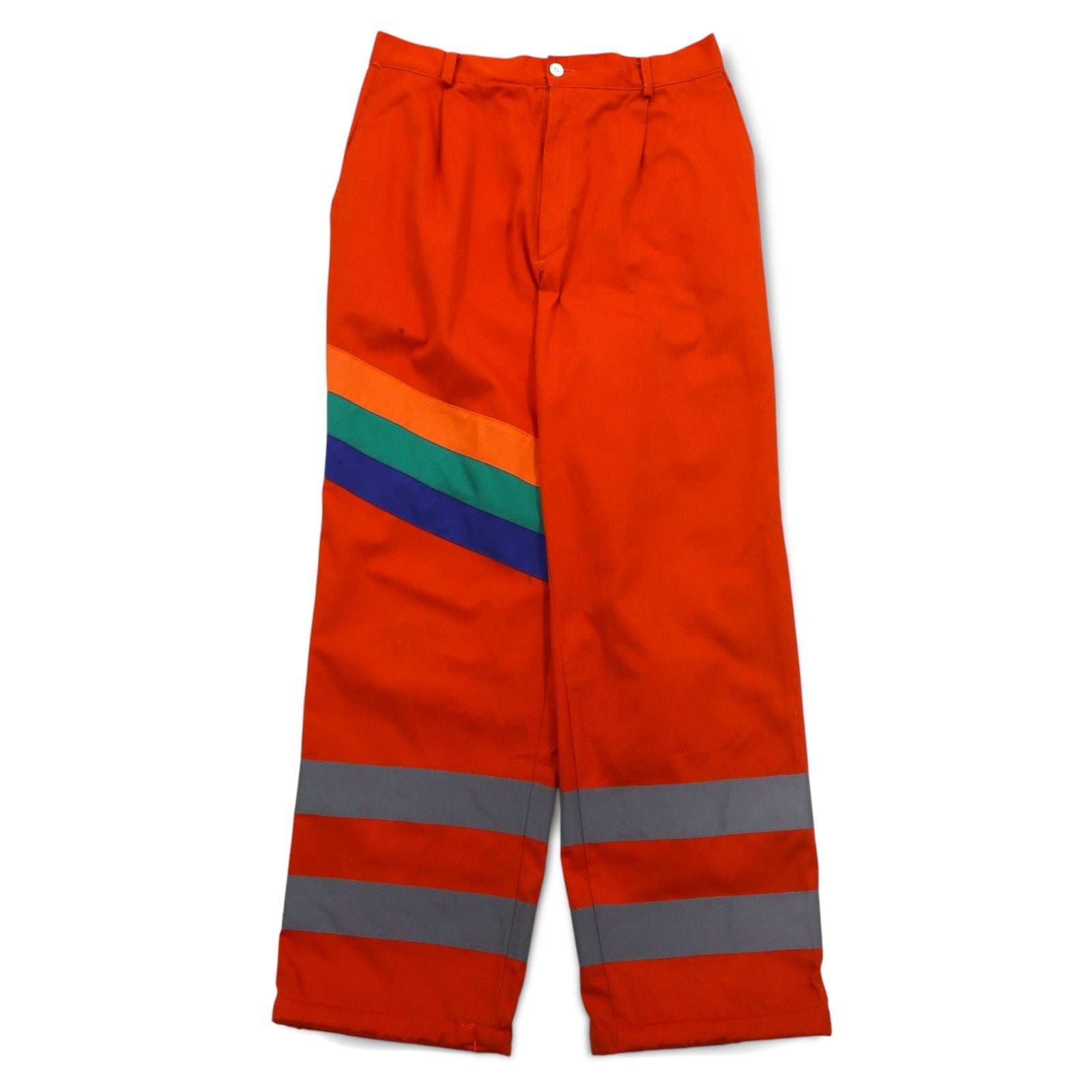 Pantaloni da lavoro Euro vintage CIV S.A M arancioni riflettenti