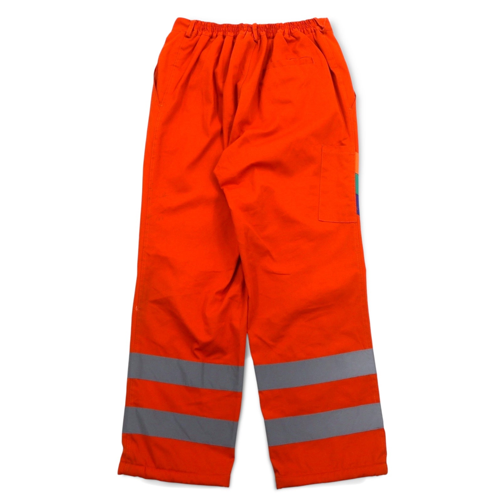 Pantaloni da lavoro Euro vintage CIV S.A M arancioni riflettenti