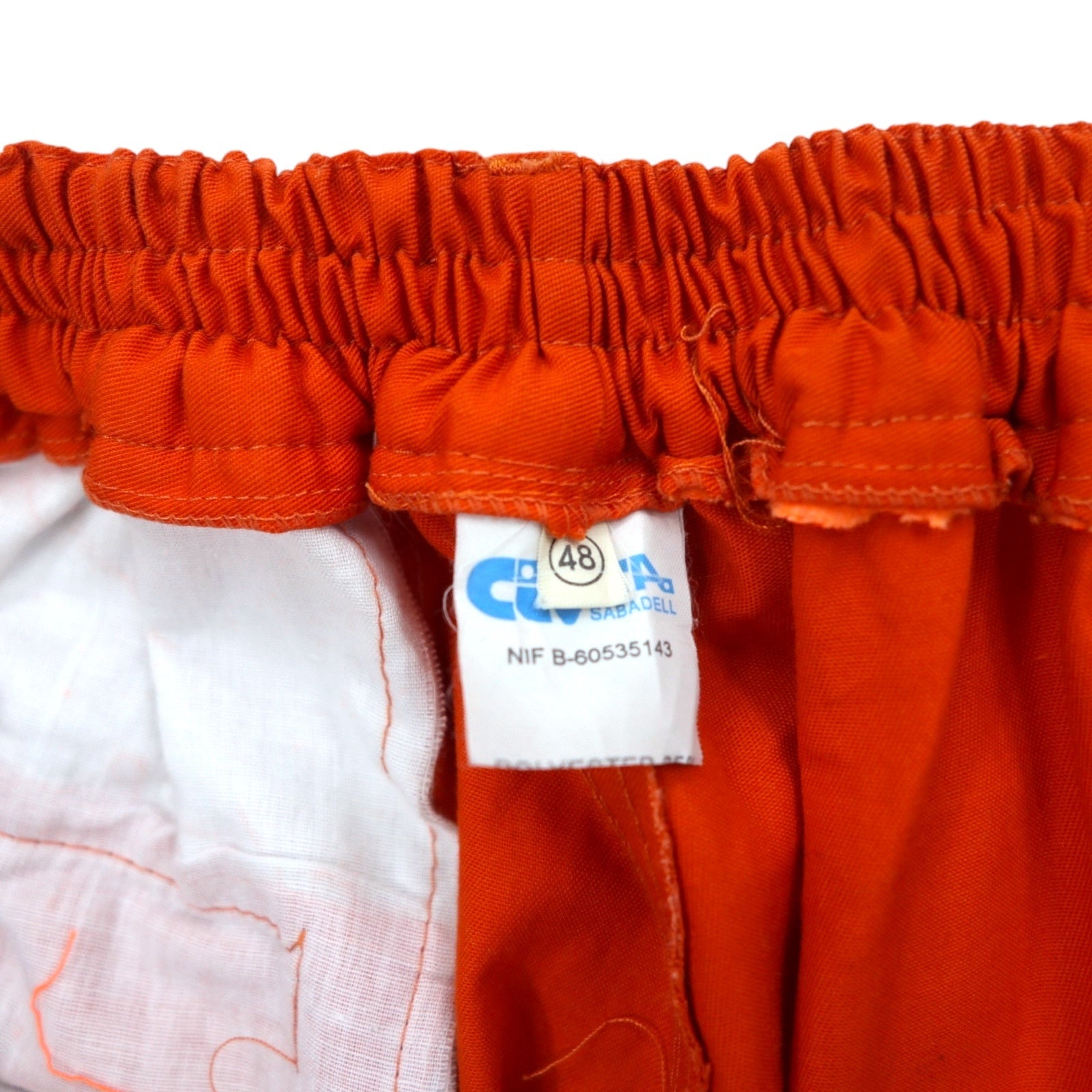 Pantaloni da lavoro Euro vintage CIV S.A M arancioni riflettenti