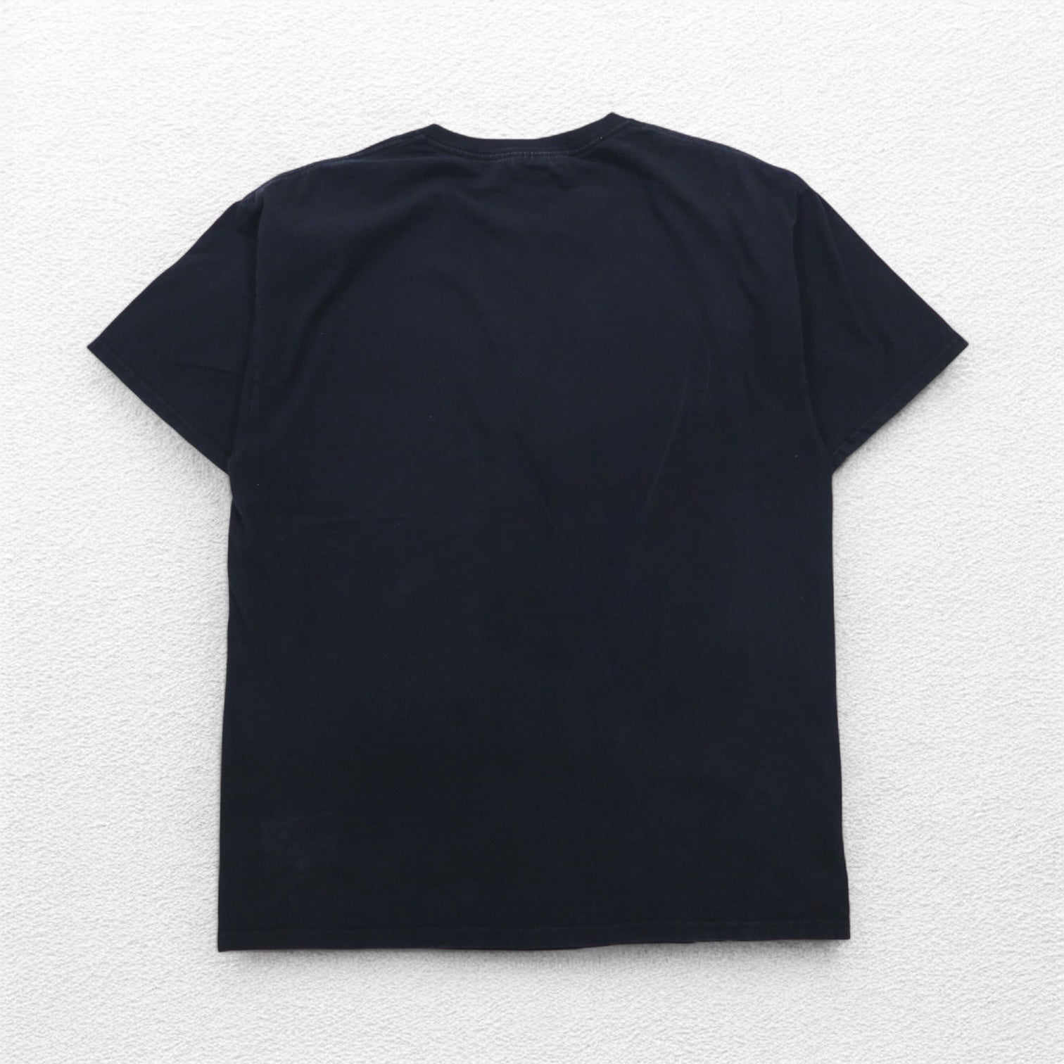 FRUIT OF THE LOOM Anni 2000 T-shirt con stampa teschio L Nero Cotone Fire Spirit