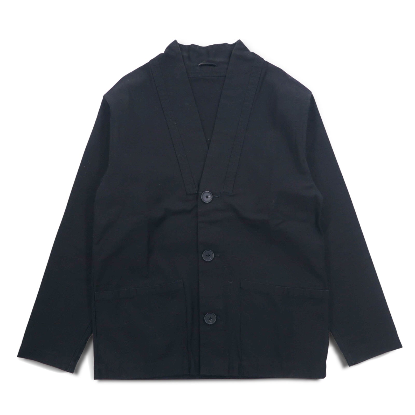 SATURDAYS NEW YORK CITY Hanten Jacket, Haori, taglia M, nero, cotone, modello HANTEN JACKET BBL-1805