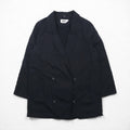 MM6 Maison Margiela オーバーサイズ ダブルブレスト テーラードジャケット ブレザー XL ネイビー イタリア製
