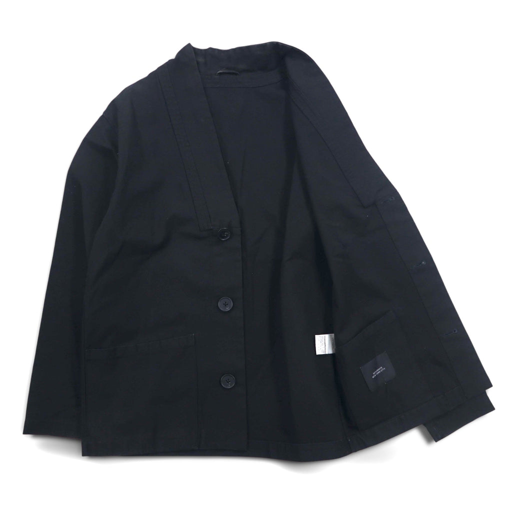 SATURDAYS NEW YORK CITY Hanten Jacket, Haori, taglia M, nero, cotone, modello HANTEN JACKET BBL-1805