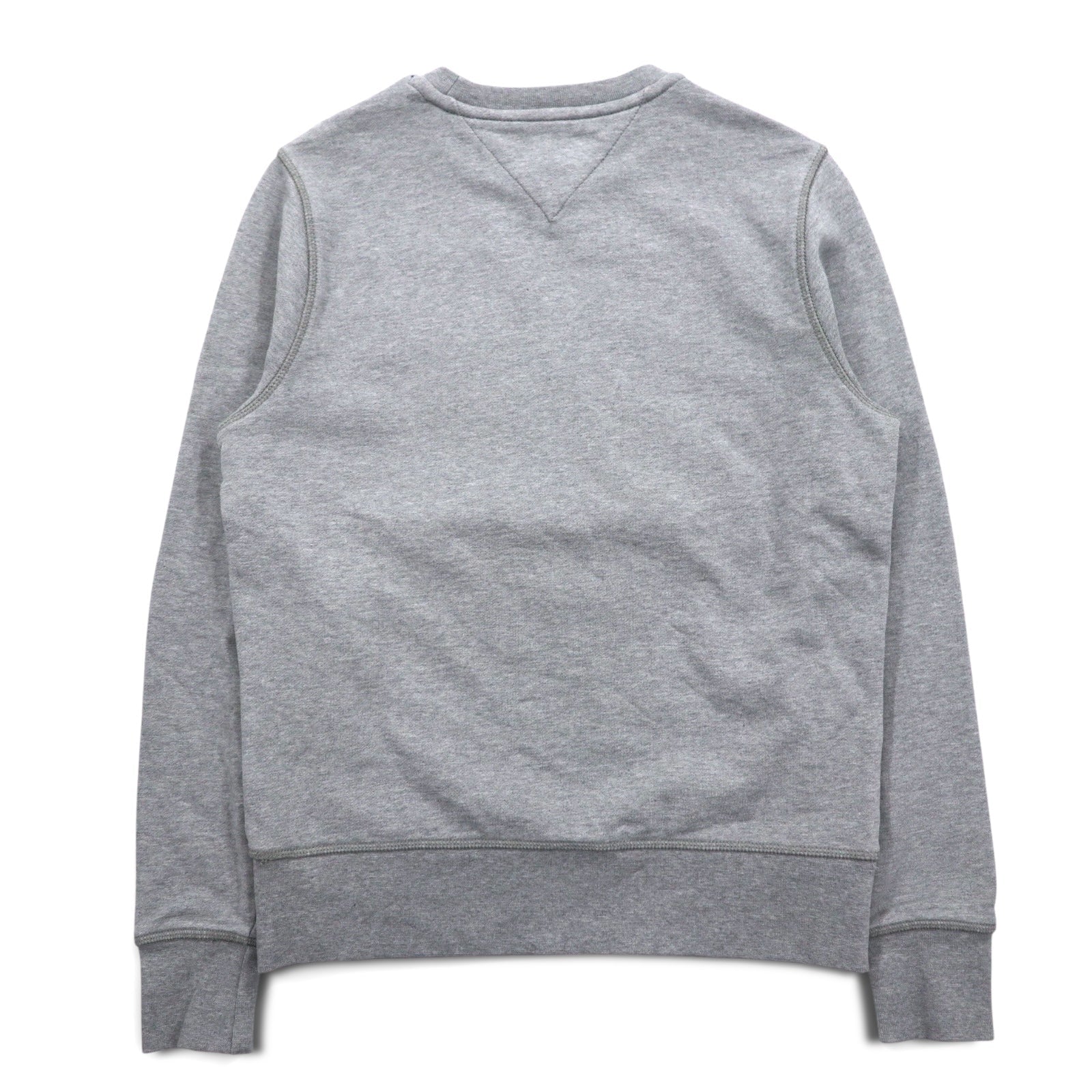 TOMMY HILFIGER Felpa girocollo stampata S Grigio Cotone MW0MW09466
