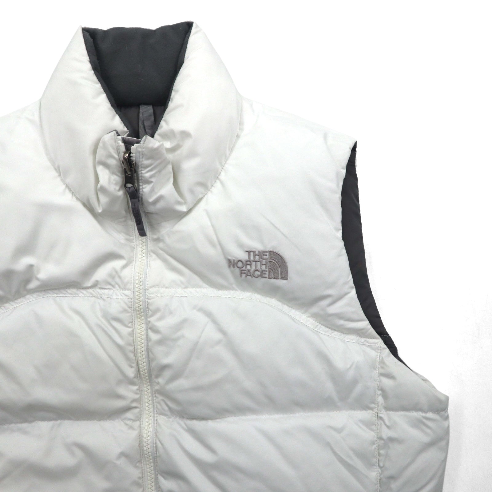 THE NORTH FACE ヌプシ 700フィルパワー ダウン ベスト M ホワイト ナイロン US規格