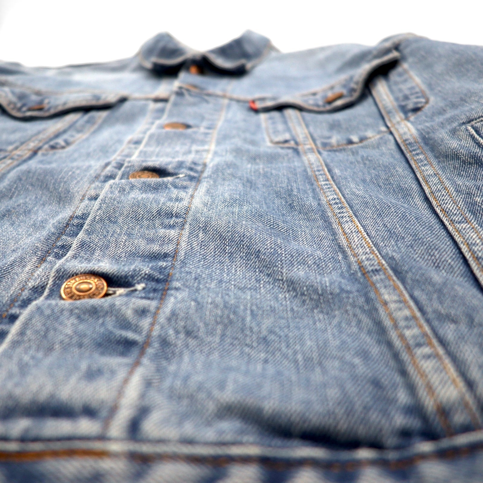 Giacca di jeans Levi's anni '90, modello europeo, made in Italy, taglia XL, colore indaco blu, 70503 0407