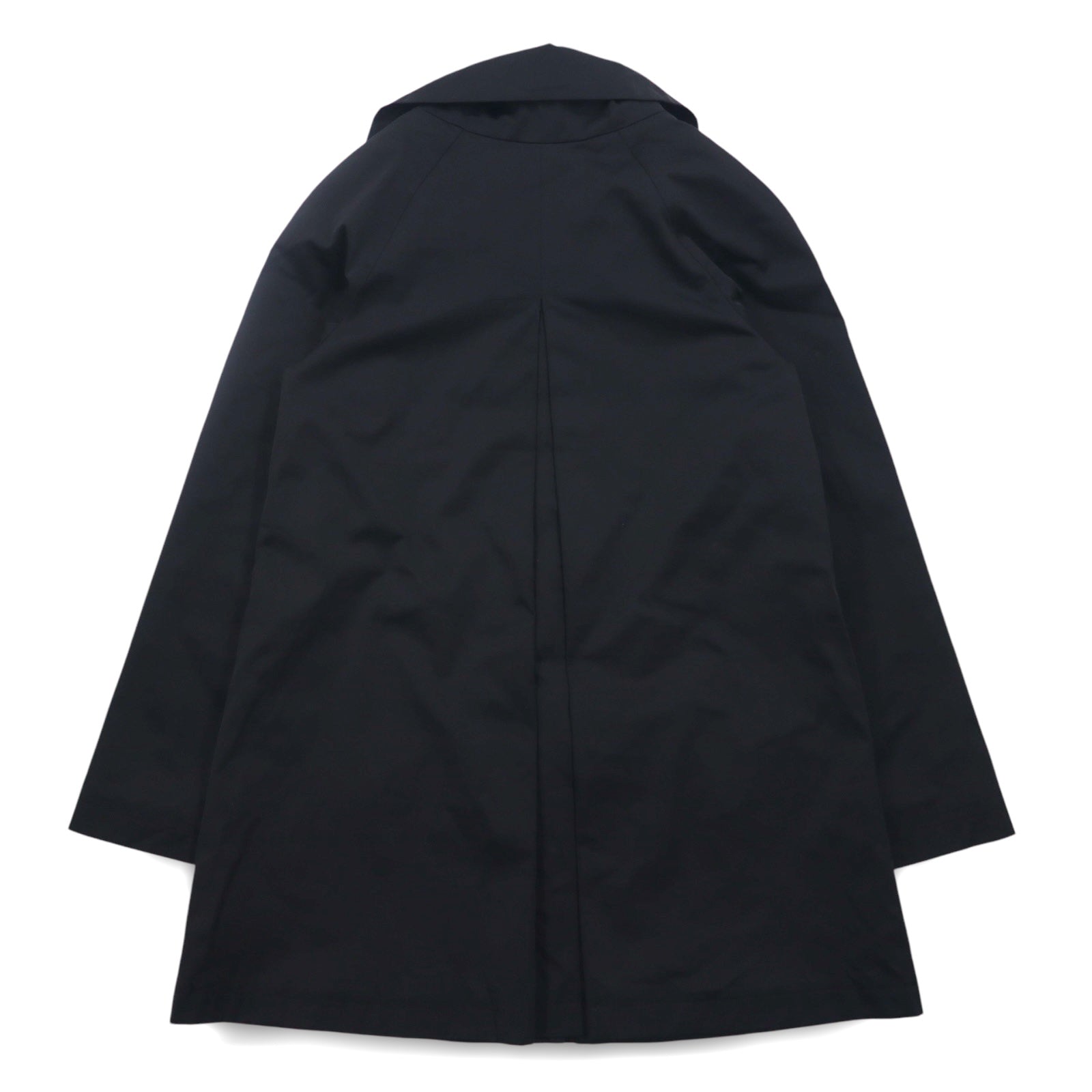 GALLERY Cappotto ad A con collo a listino, taglia XS, nero, cotone poliestere