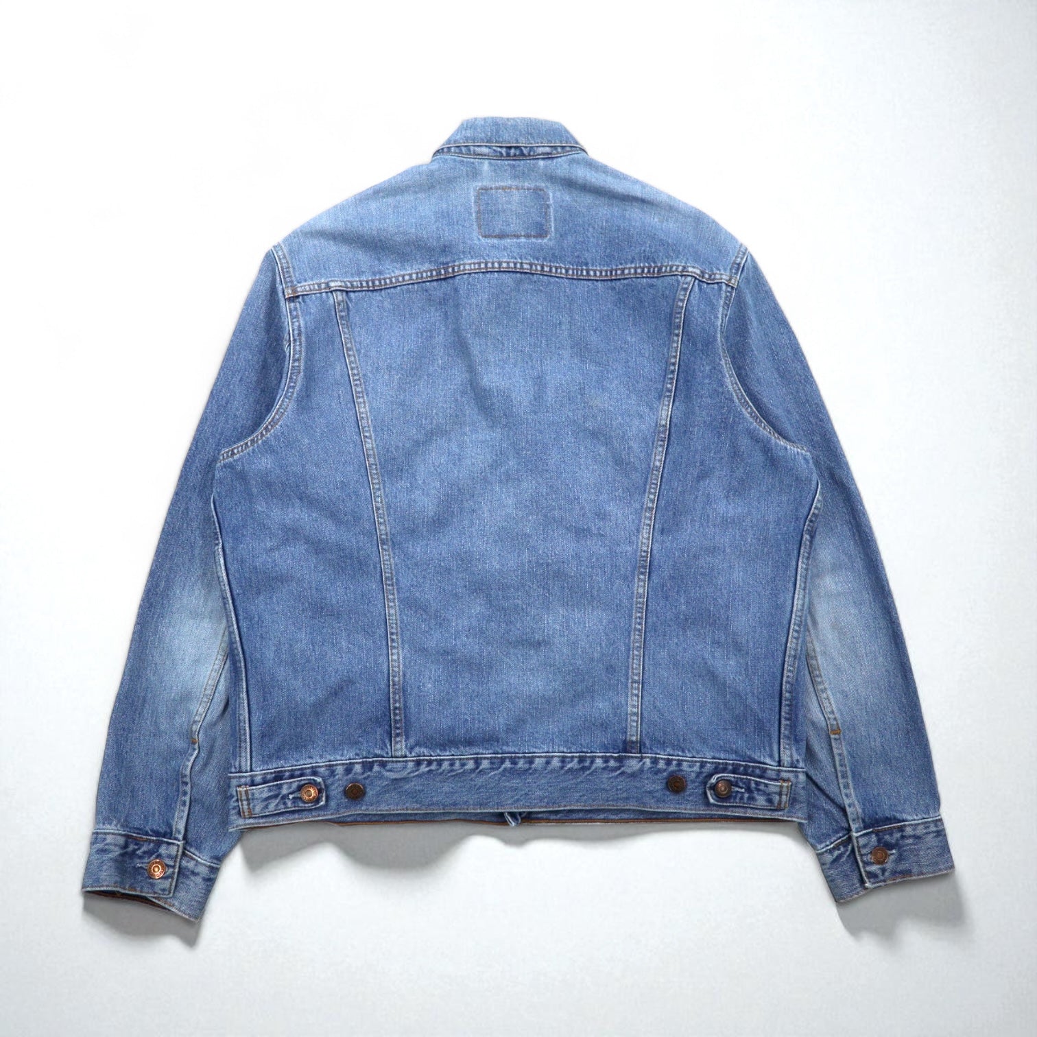 Giacca di jeans Levi's anni '90, modello europeo, made in Italy, taglia XL, colore indaco blu, 70503 0407