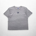 Champion 90年代 刺繍タグ Tシャツ XL グレー コットン NOTRE DAME FOOTBALL メキシコ製