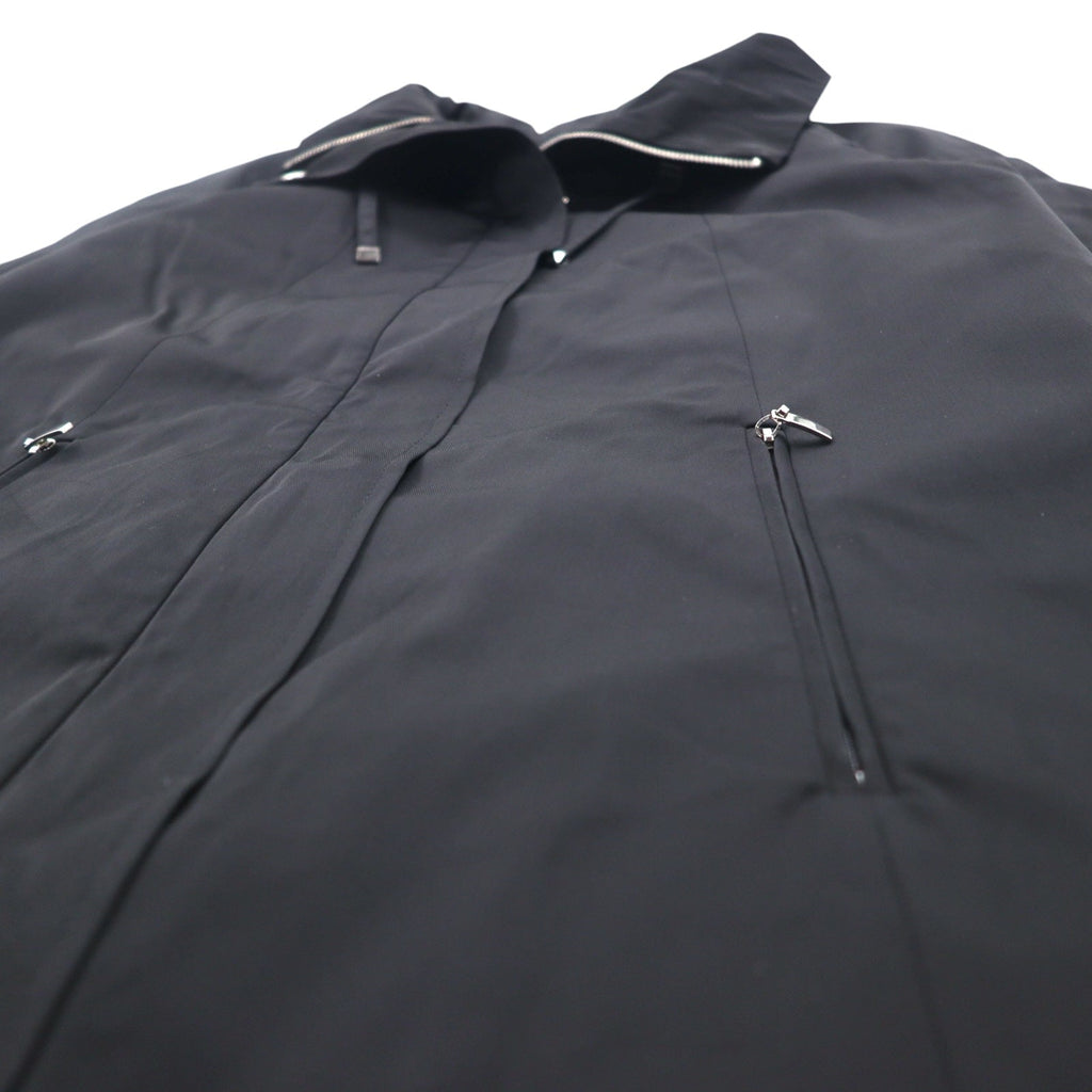GALLERY Cappotto ad A con collo a listino, taglia XS, nero, cotone poliestere