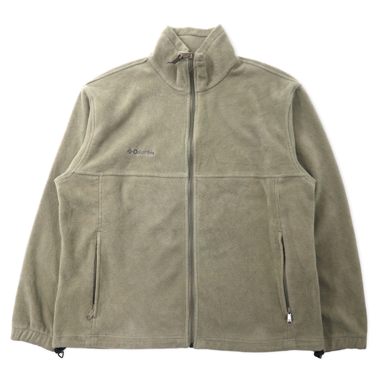 Columbia Giacca in pile full zip L beige poliestere con ricamo logo WM6113