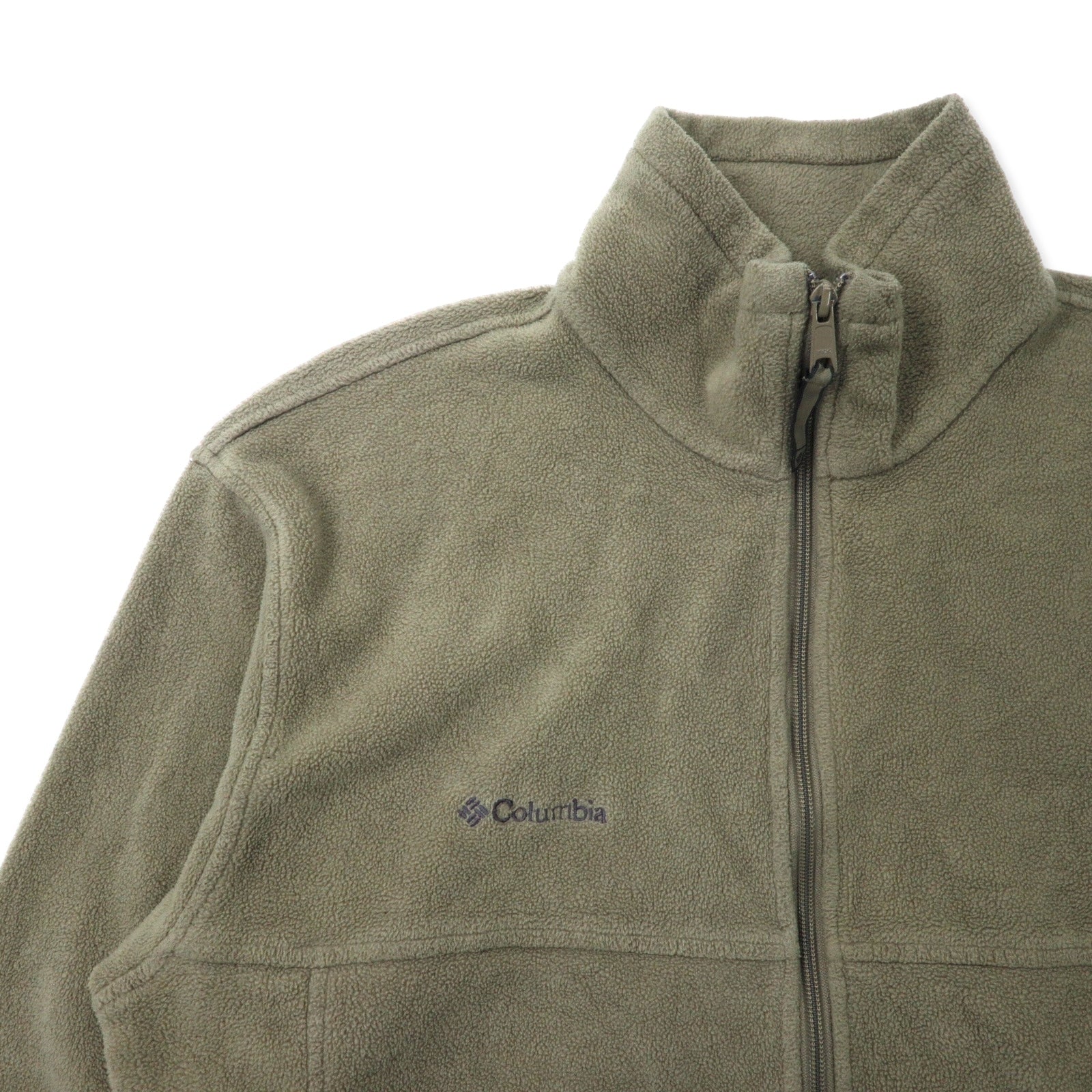 Columbia Giacca in pile full zip L beige poliestere con ricamo logo WM6113