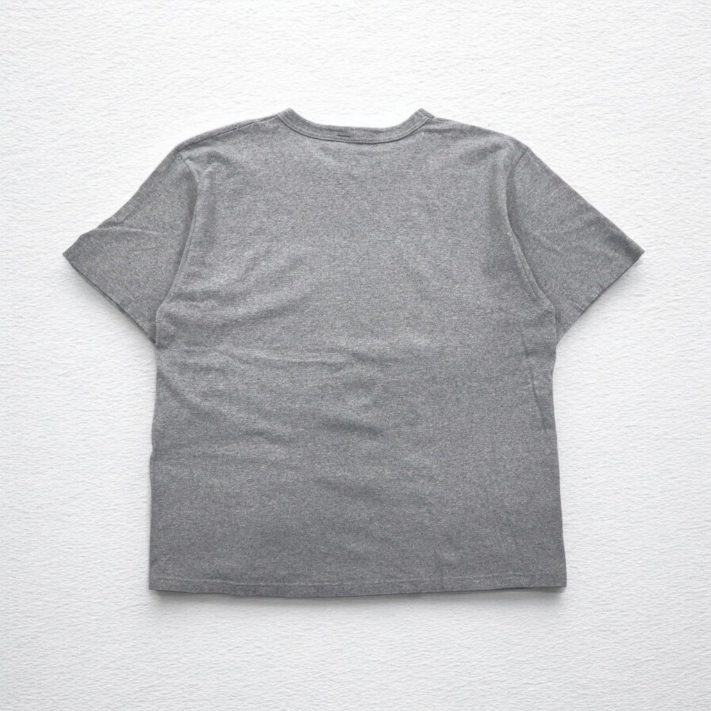 Champion 90年代 刺繍タグ Tシャツ XL グレー コットン NOTRE DAME FOOTBALL メキシコ製